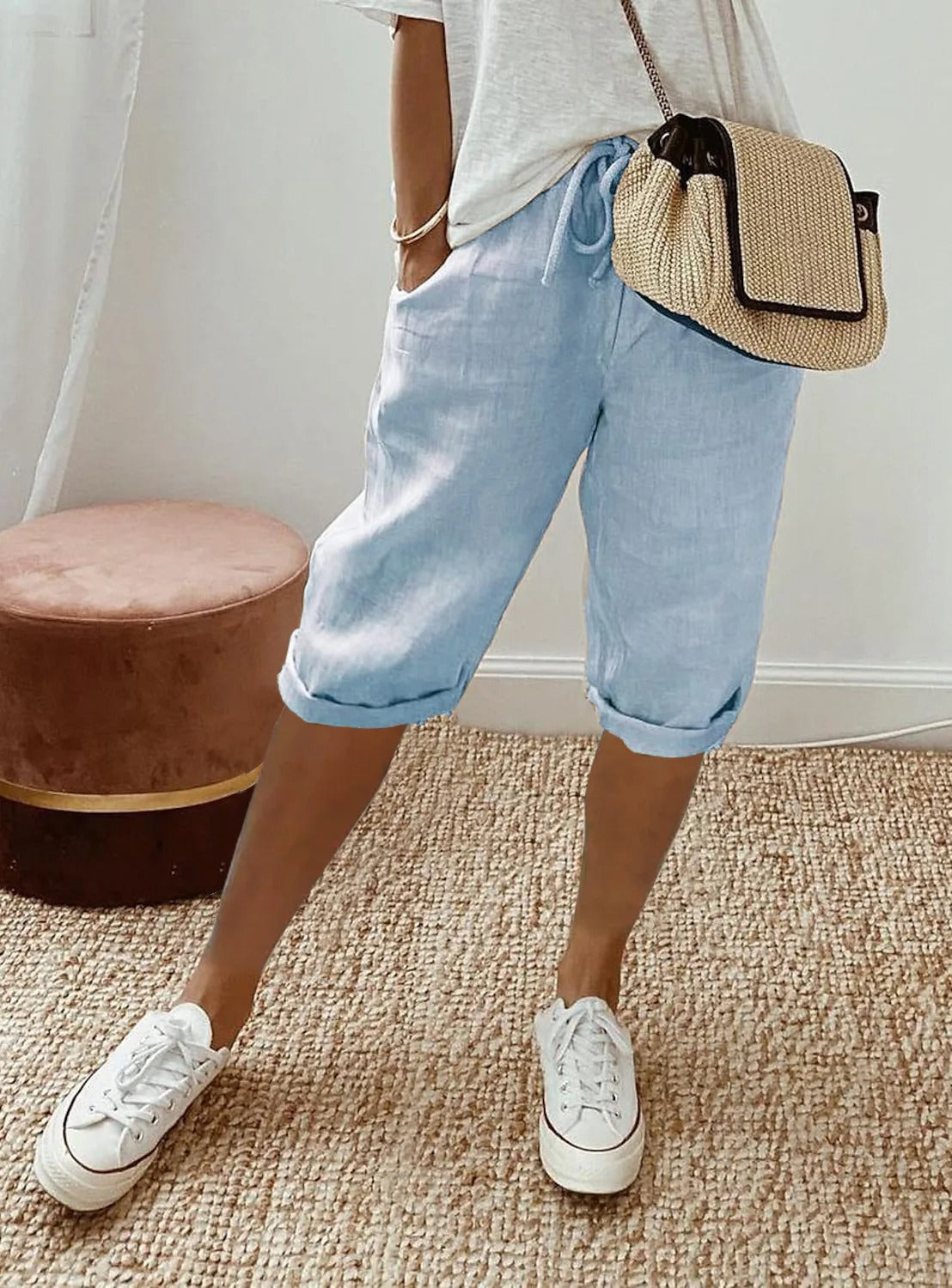 EM | Aufgerollte String-Shorts