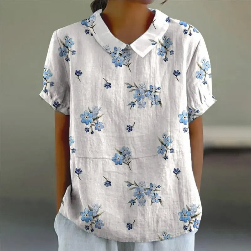 EM | Bluse mit Blumendruck für Frauen