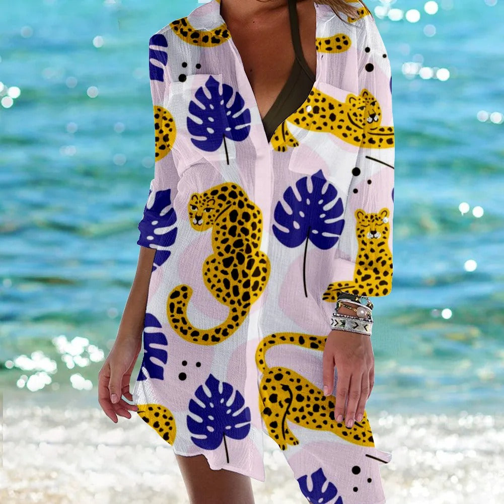 EM | Tropical Print Minikleid