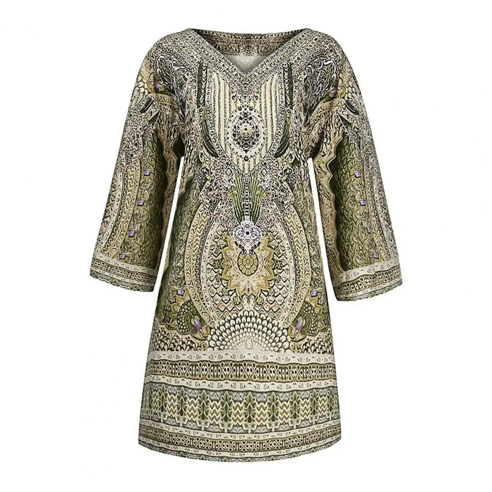 EM | Boho-Losse-Minikleid