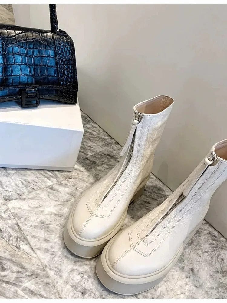 MW | Leder-Stiefeletten