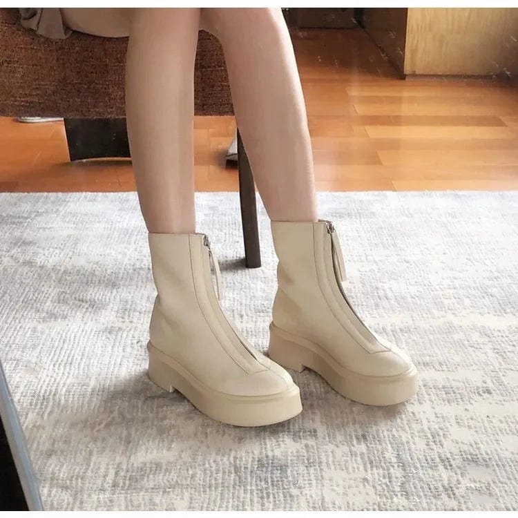 MW | Leder-Stiefeletten