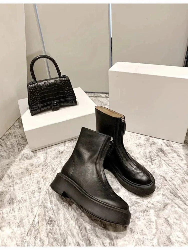 MW | Leder-Stiefeletten