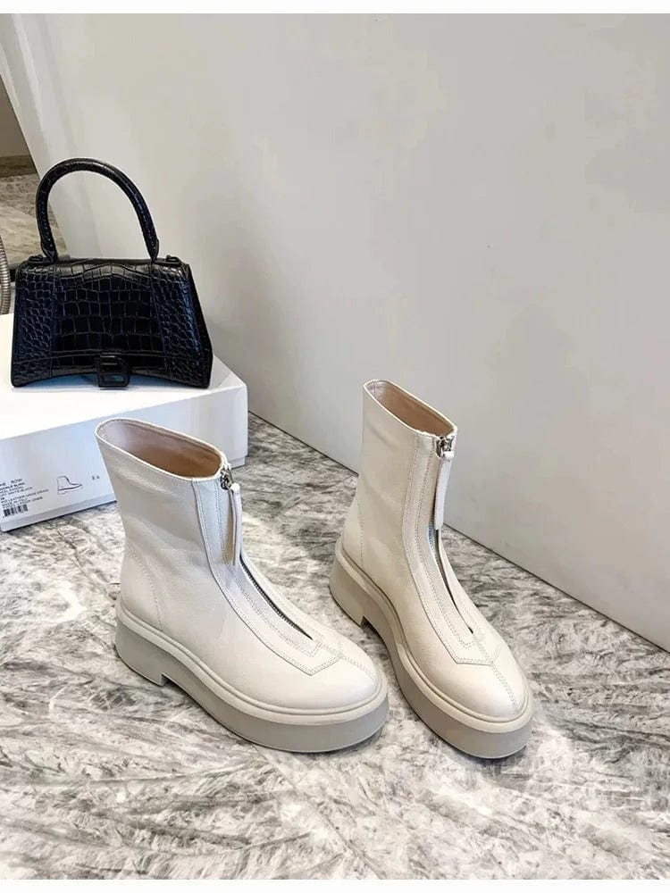 MW | Leder-Stiefeletten