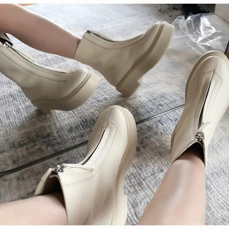 MW | Leder-Stiefeletten