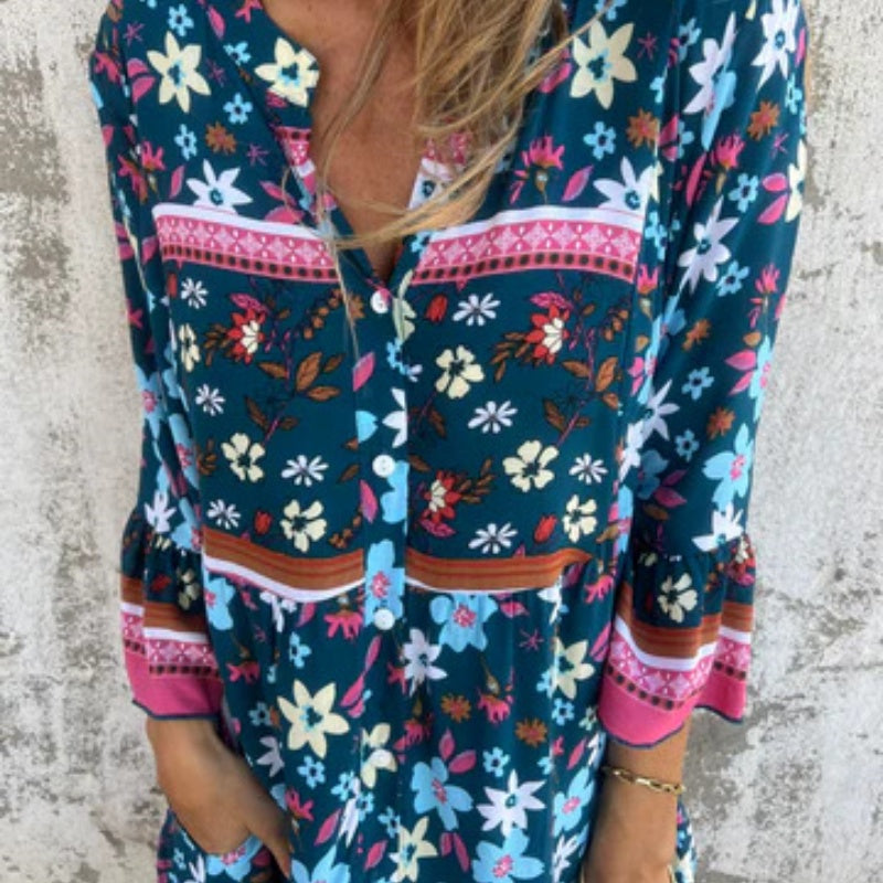 MW | Luxe Floral Maxi Kleid