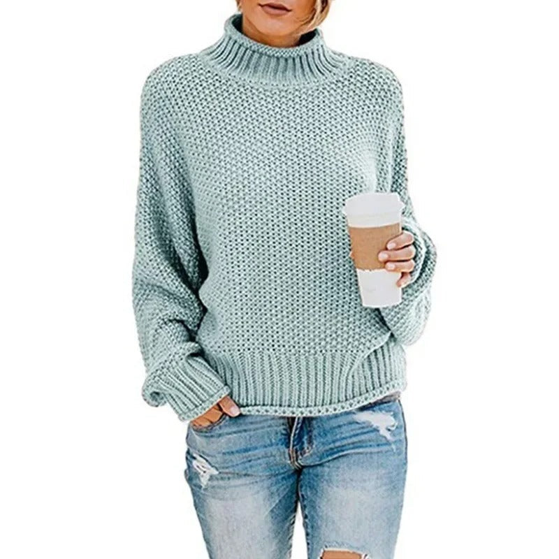 EM | Gemütlicher Turtle-neck pullover in Übergröße