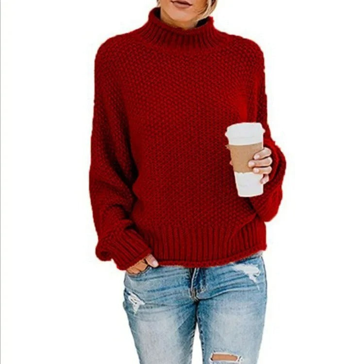 EM | Gemütlicher Turtle-neck pullover in Übergröße
