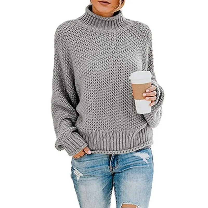 EM | Gemütlicher Turtle-neck pullover in Übergröße