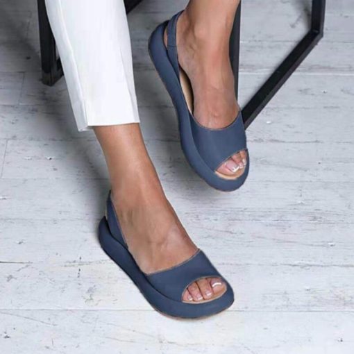 EM | Flache Frühjahrs-Sommer-Sandalen für Frauen