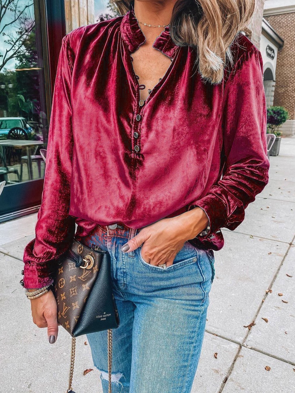 MW | Stilvolle und elegante Winterbluse