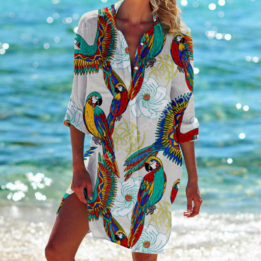 EM | Tropical Print Minikleid