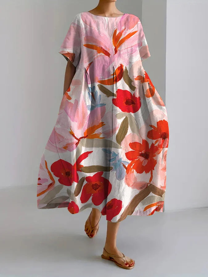 EM | Maxikleid mit Blumenmuster Lose