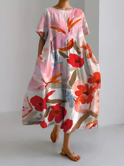 EM | Maxikleid mit Blumenmuster Lose