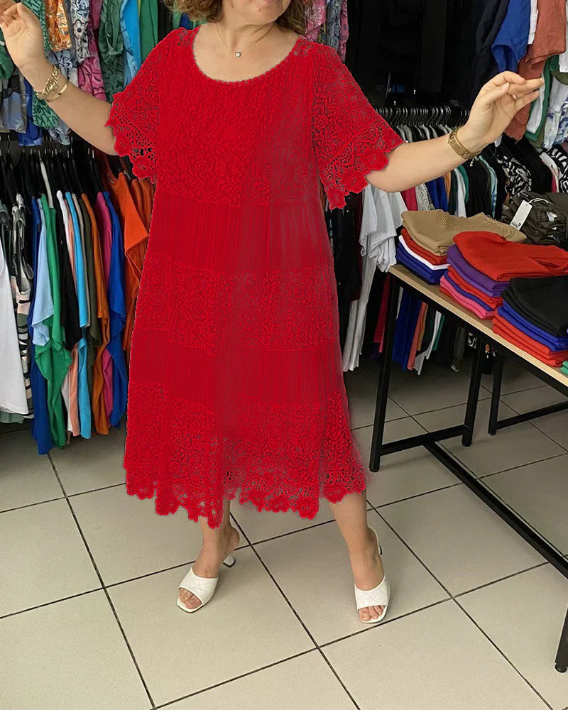 MW | Zeitloses Midikleid aus Spitze