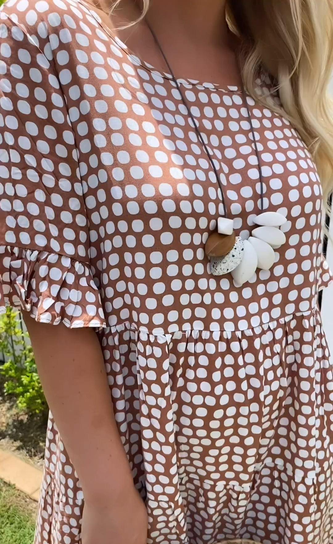 MW | Kurzärmeliges Midikleid