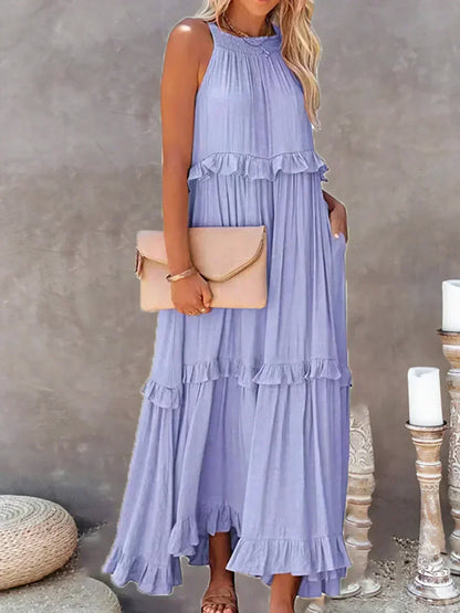 MW | Effortless Ruffle Maxikleid