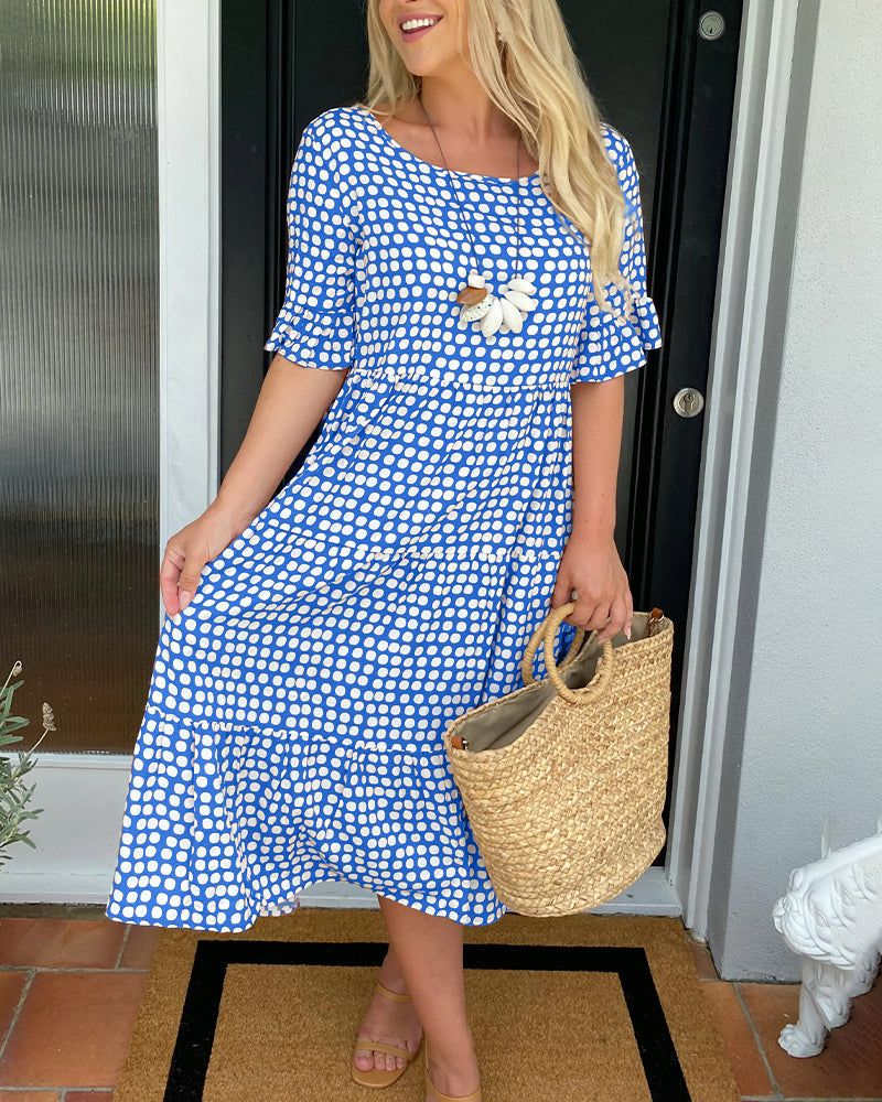 MW | Leslie |Polka-Dot Midikleid