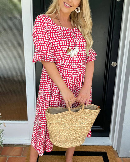 MW | Leslie |Polka-Dot Midikleid