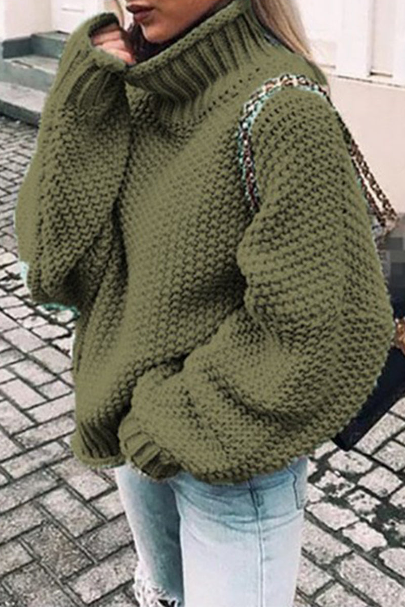 EM | Gemütlicher Turtle-neck pullover in Übergröße