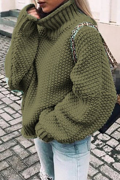EM | Gemütlicher Turtle-neck pullover in Übergröße