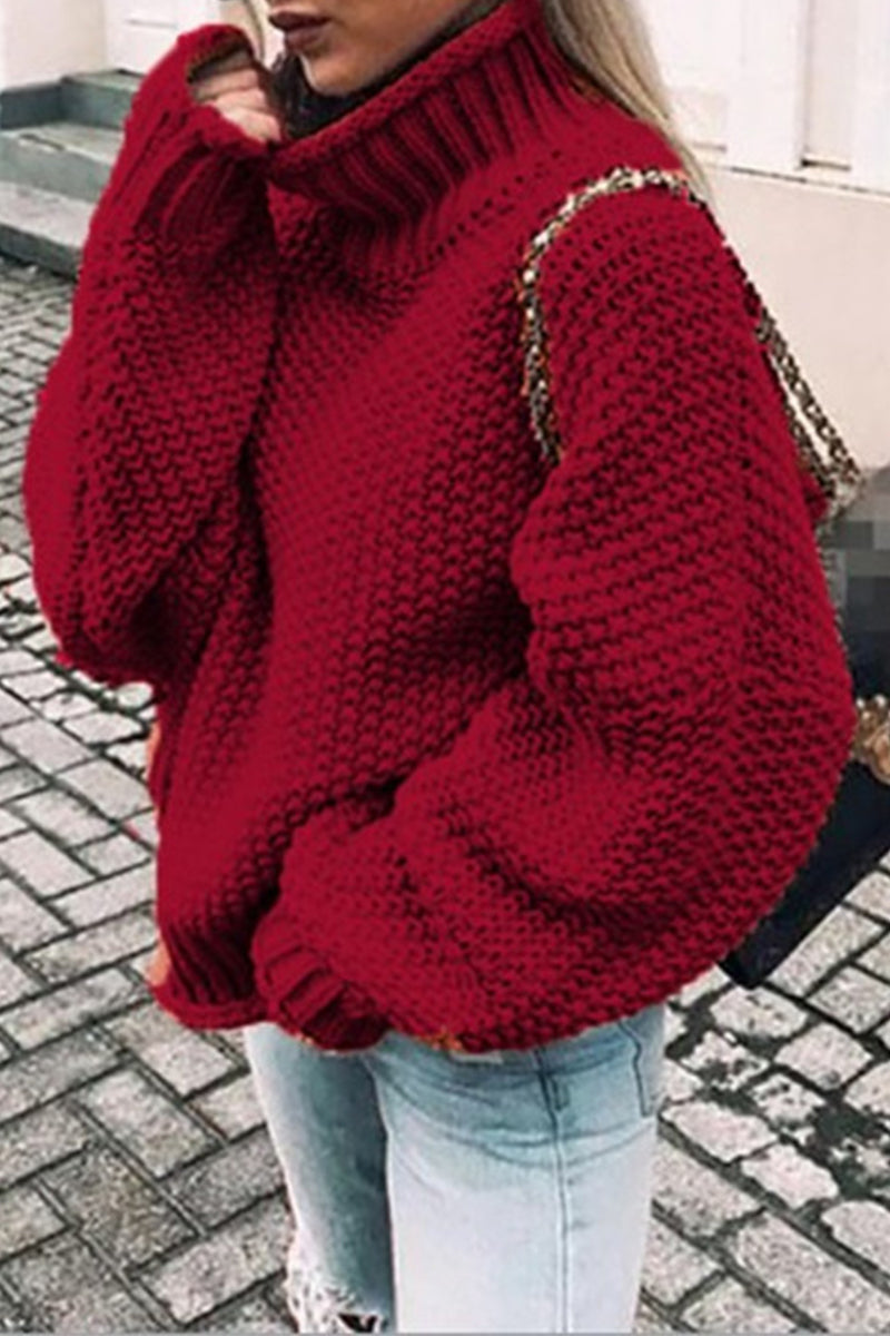 EM | Gemütlicher Turtle-neck pullover in Übergröße