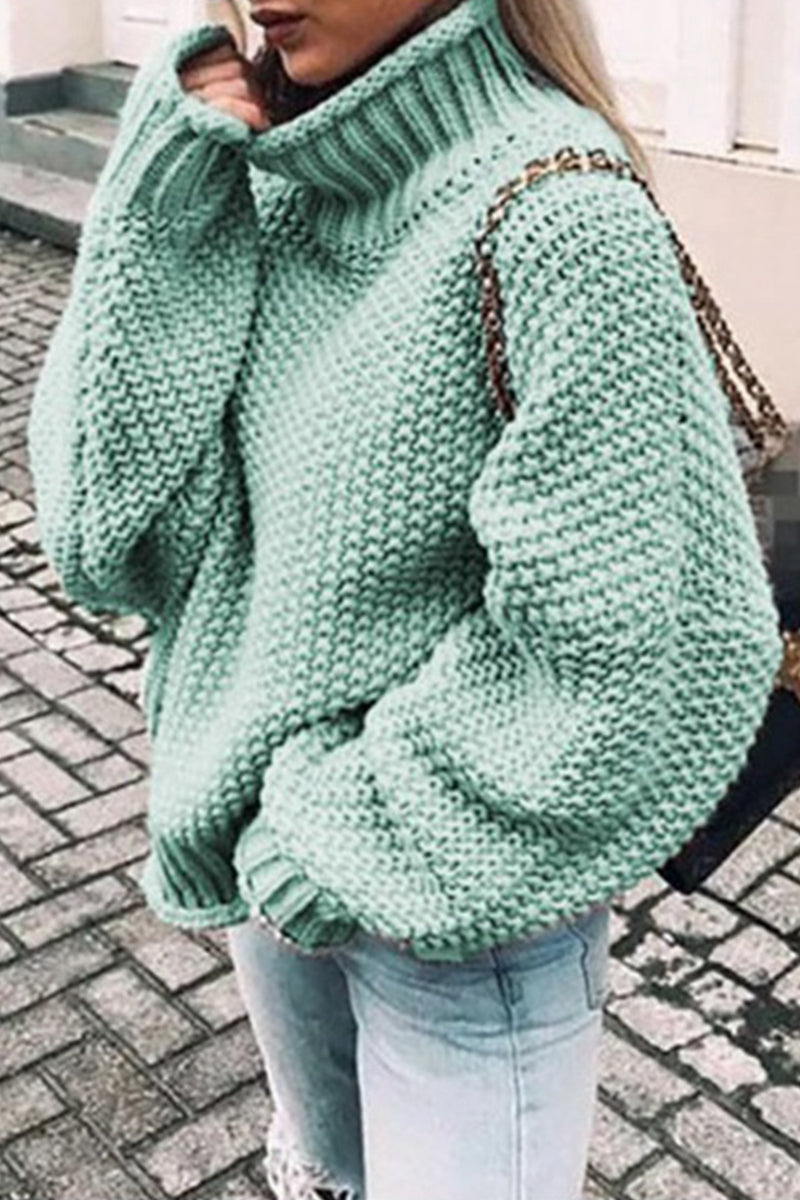 EM | Gemütlicher Turtle-neck pullover in Übergröße