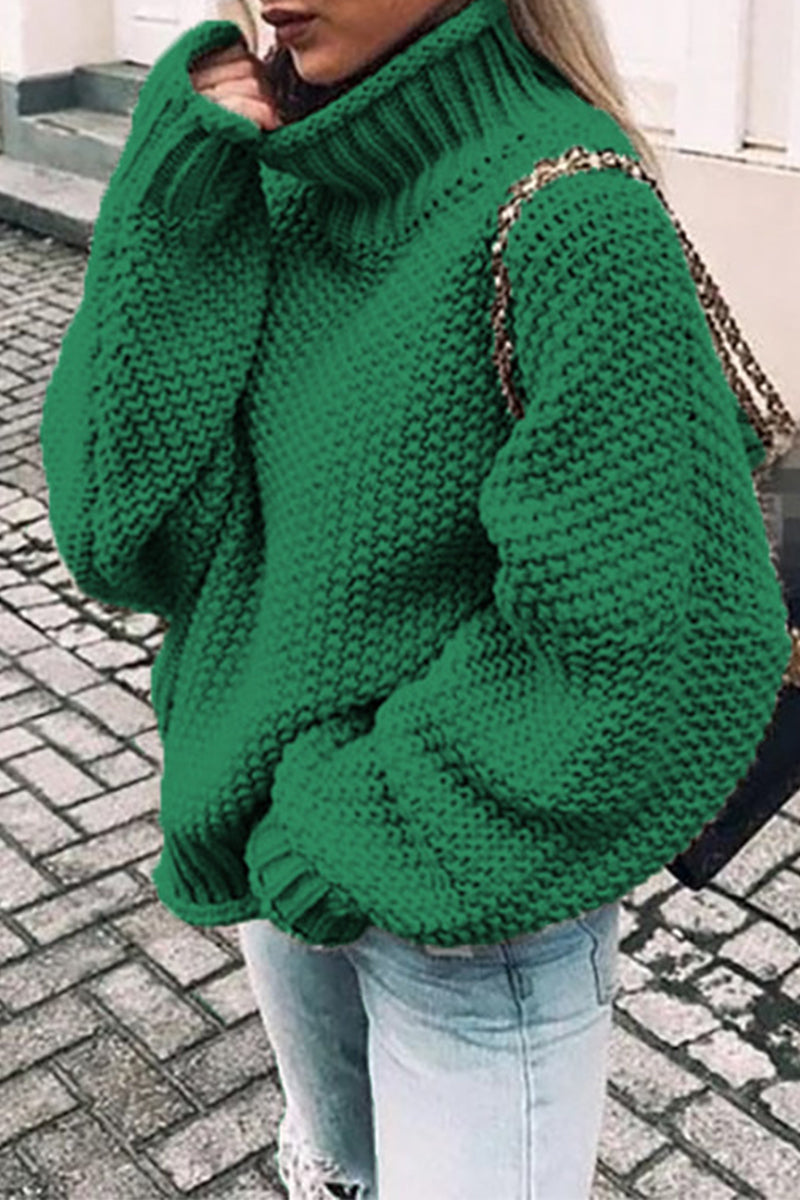 EM | Gemütlicher Turtle-neck pullover in Übergröße