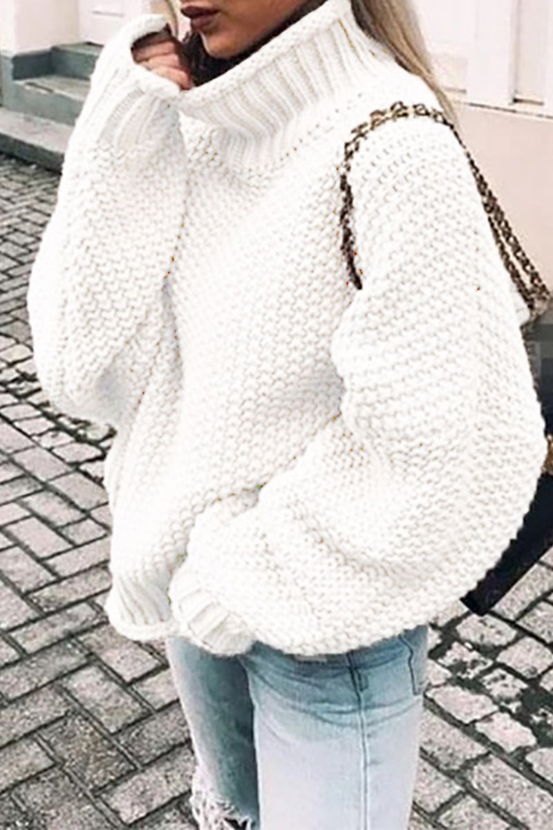 EM | Gemütlicher Turtle-neck pullover in Übergröße