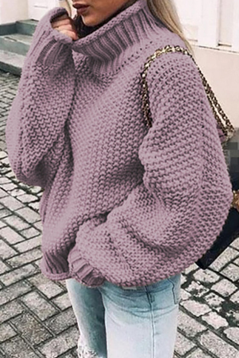 EM | Gemütlicher Turtle-neck pullover in Übergröße
