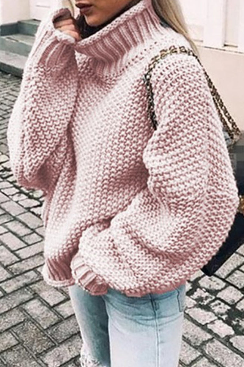 EM | Gemütlicher Turtle-neck pullover in Übergröße