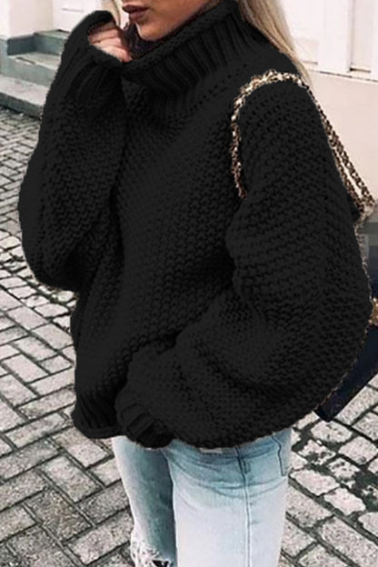 EM | Gemütlicher Turtle-neck pullover in Übergröße
