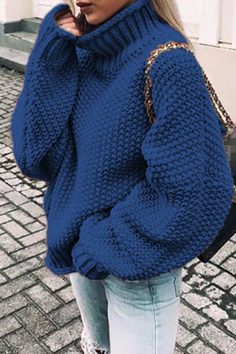 EM | Gemütlicher Turtle-neck pullover in Übergröße