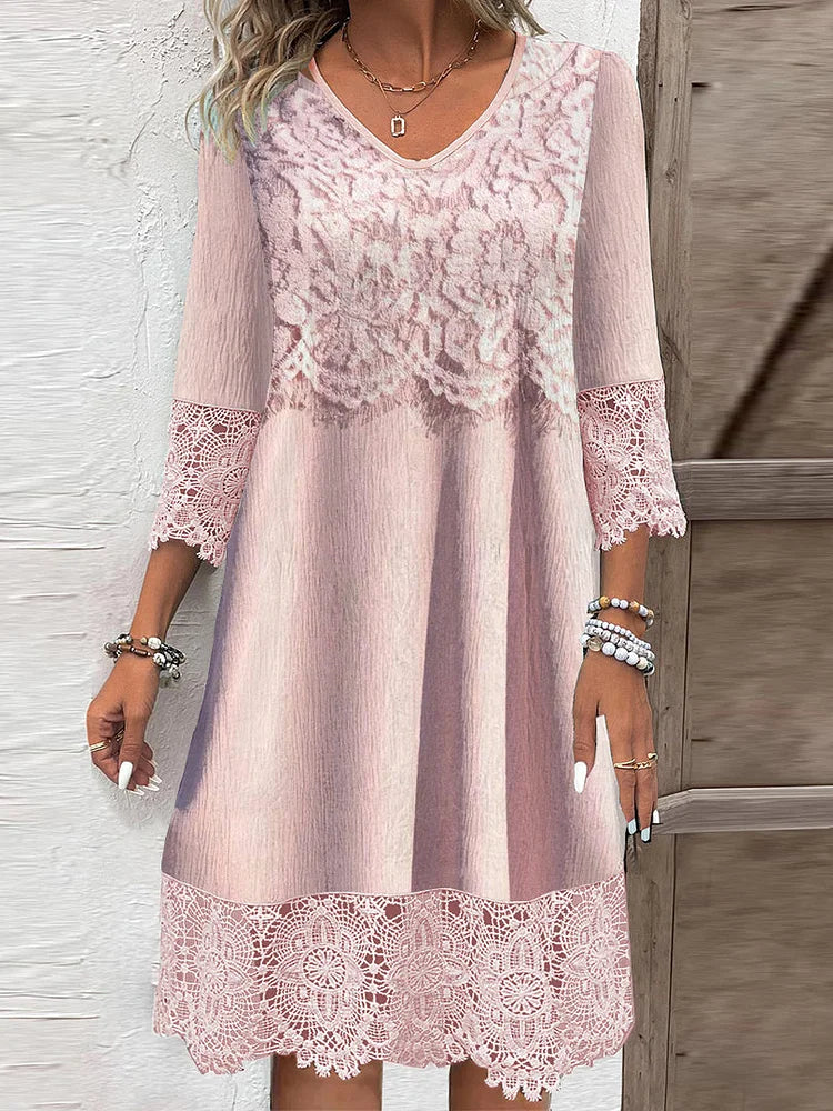 MW | Zeitloses Midikleid aus Spitze