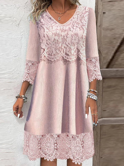 MW | Zeitloses Midikleid aus Spitze