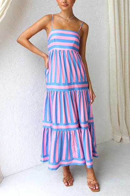 MW | Ava Sonnenuntergang Maxikleid