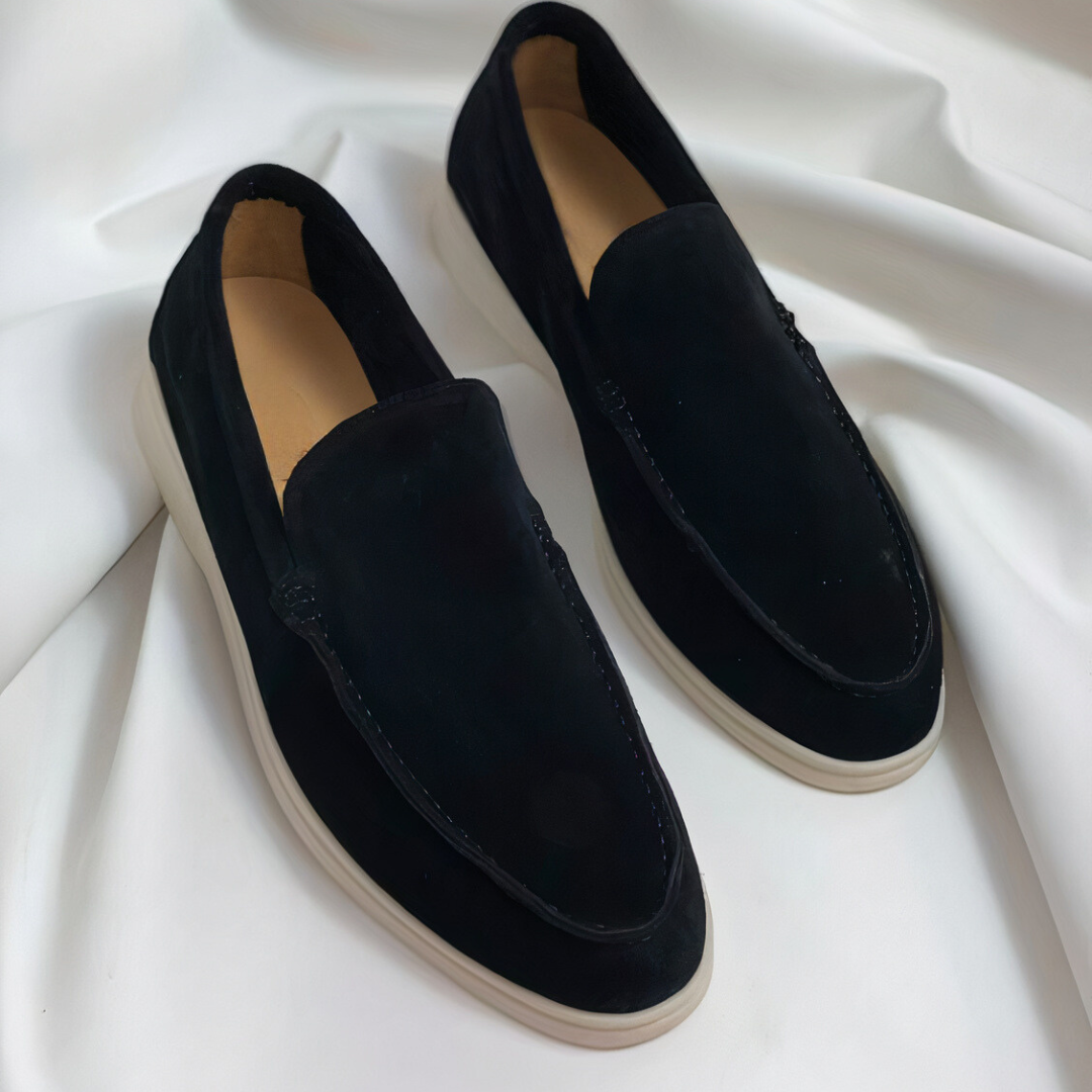 EM | Herren Freizeitschuhe Wildleder Loafer Slip On