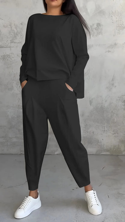 EM | Zweiteiliges Set im lässigen Relaxed-Fit-Stil