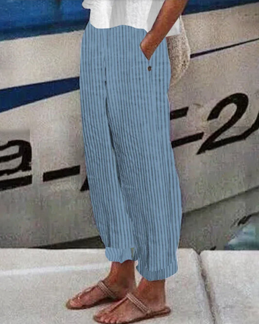EM | Gestreifte Loose Pants