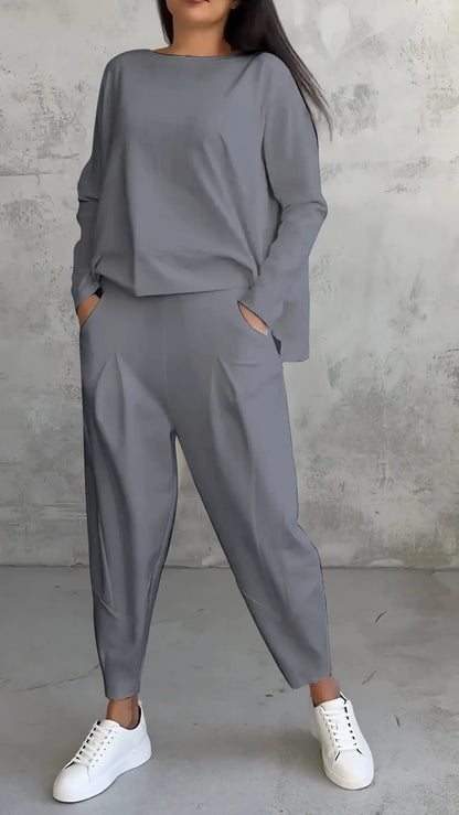 EM | Zweiteiliges Set im lässigen Relaxed-Fit-Stil