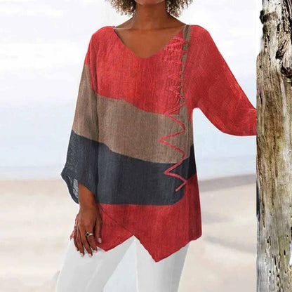 EM | Elegantes dreifarbiges Sommerhemd