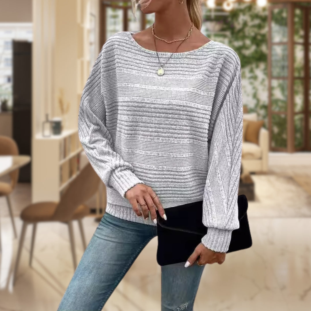 EM | Texturierter Pullover für Damen