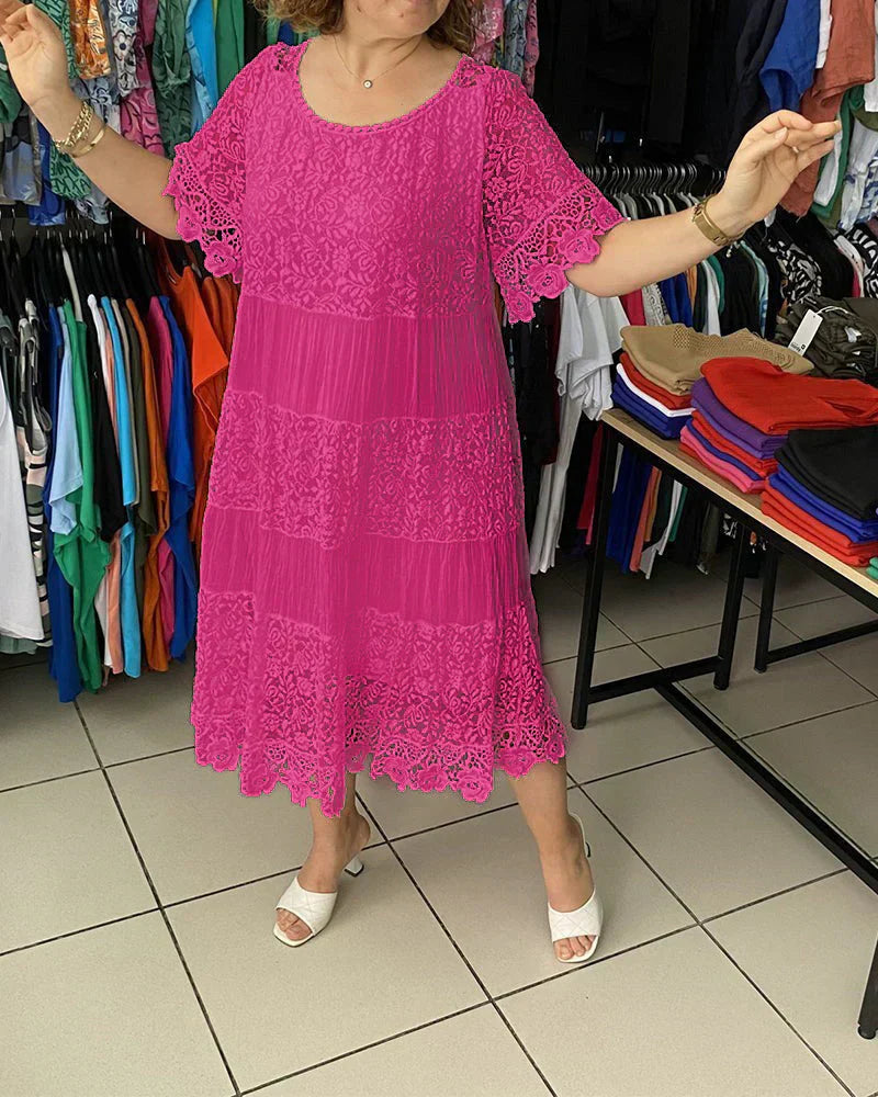 MW | Zeitloses Midikleid aus Spitze