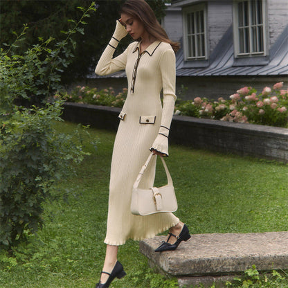 MW | Maxikleid aus Rippenstrick