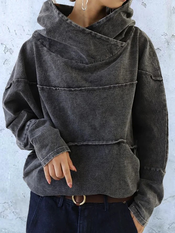 EM | Denim Pullover Kapuzenpulli