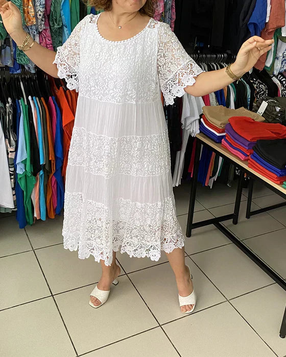 MW | Zeitloses Midikleid aus Spitze