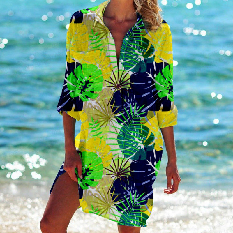 EM | Tropical Print Minikleid