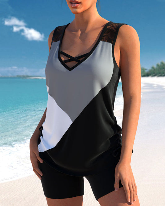 EM | 3-farbiger Tankini