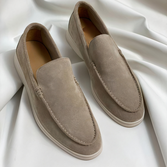 EM | Herren Freizeitschuhe Wildleder Loafer Slip On