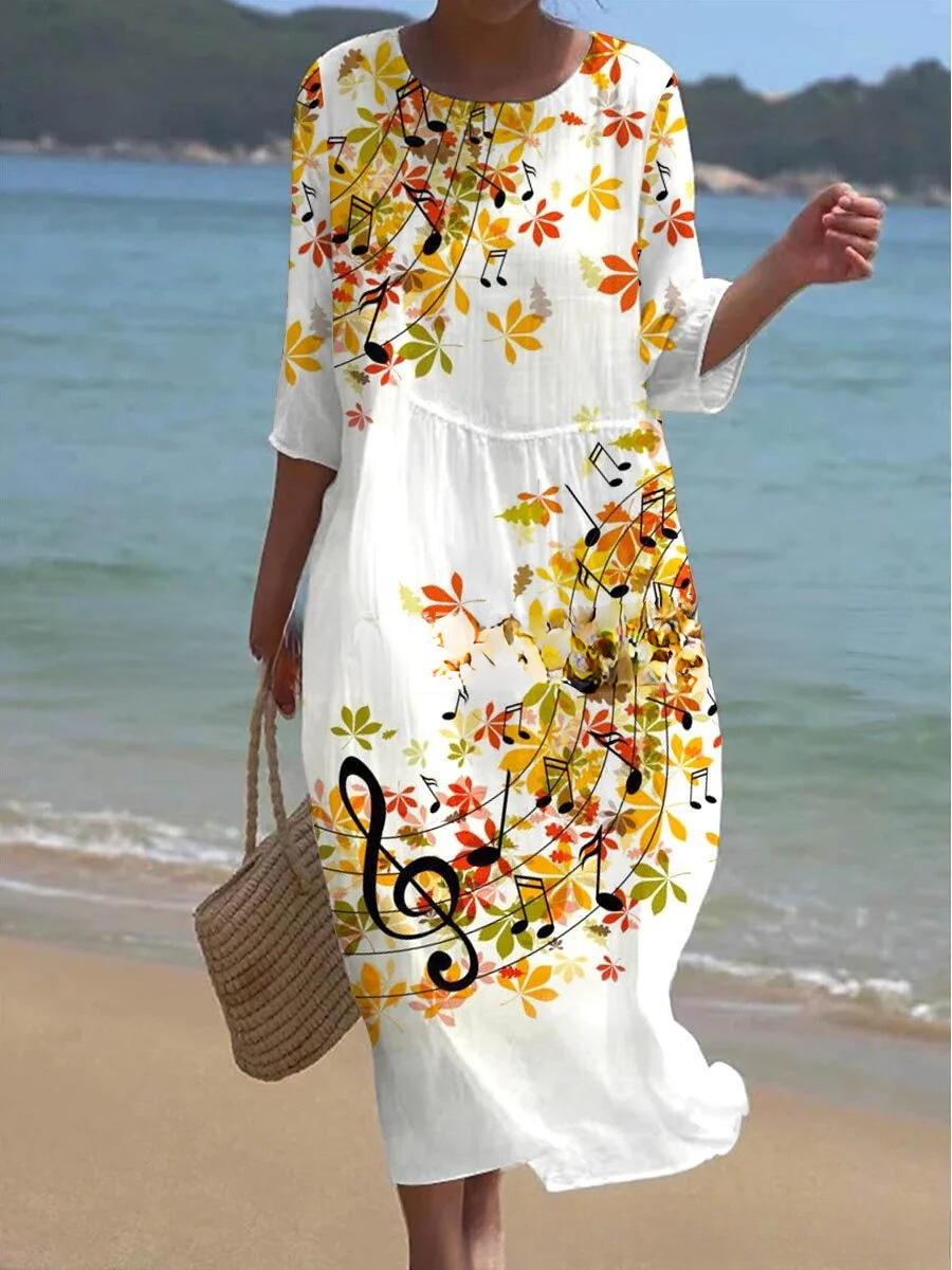 EM | Maxikleid mit Blumenmuster